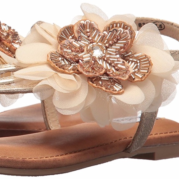 NWT Not Rated Surya Sandals Flower Blush Pink - Picture 7 of 7